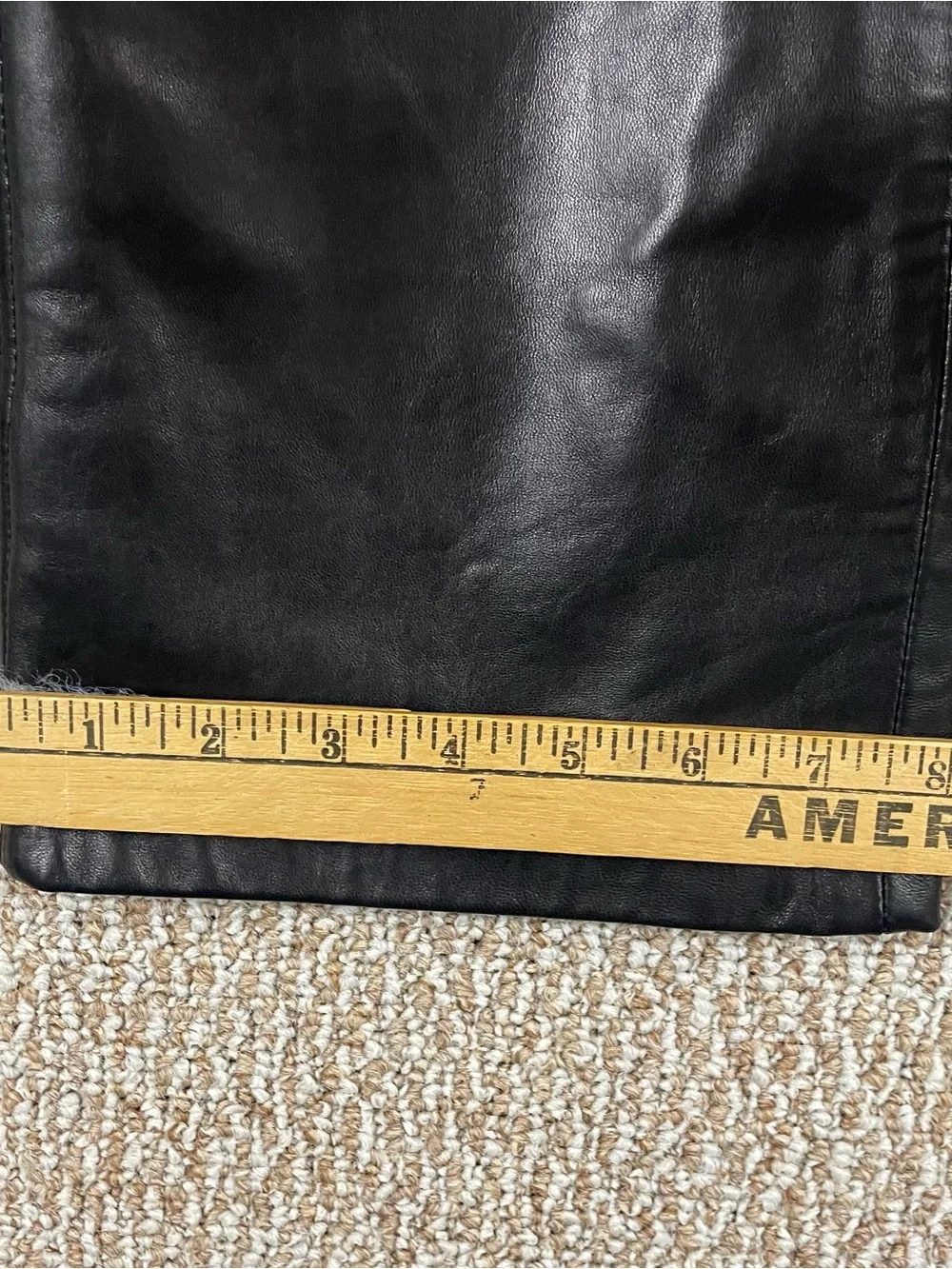 VTG Banana Republic Liquid Leather Pants Size 2 (28x28) Goth Emo Rave Black F95